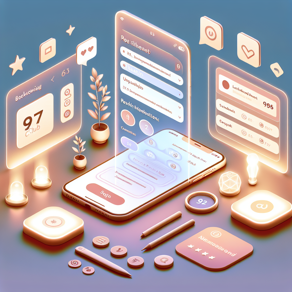 Overview of the 99 Club App features
